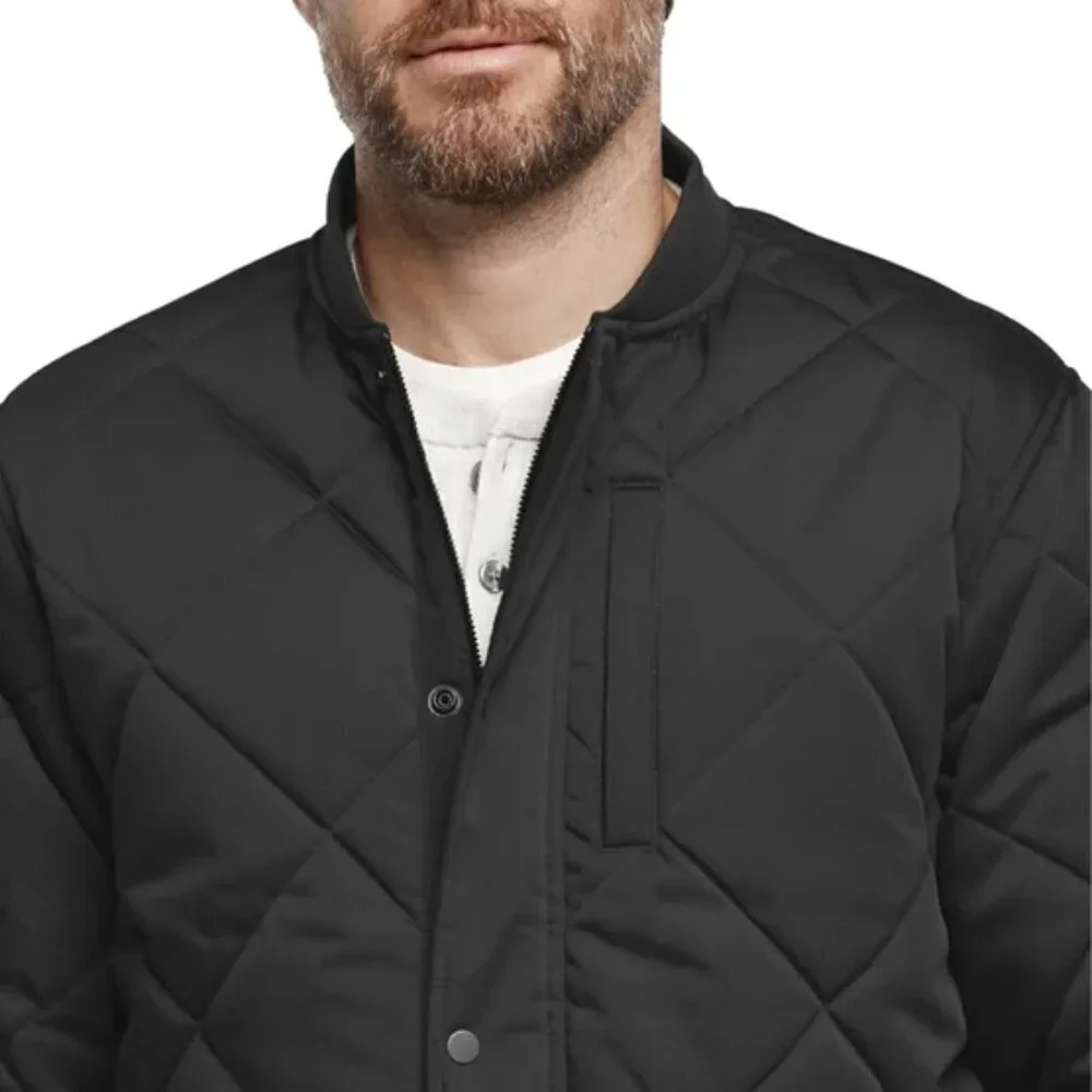 NWT - Banana Republic Black Men’s Quilted Bomber Jacket Size - XL